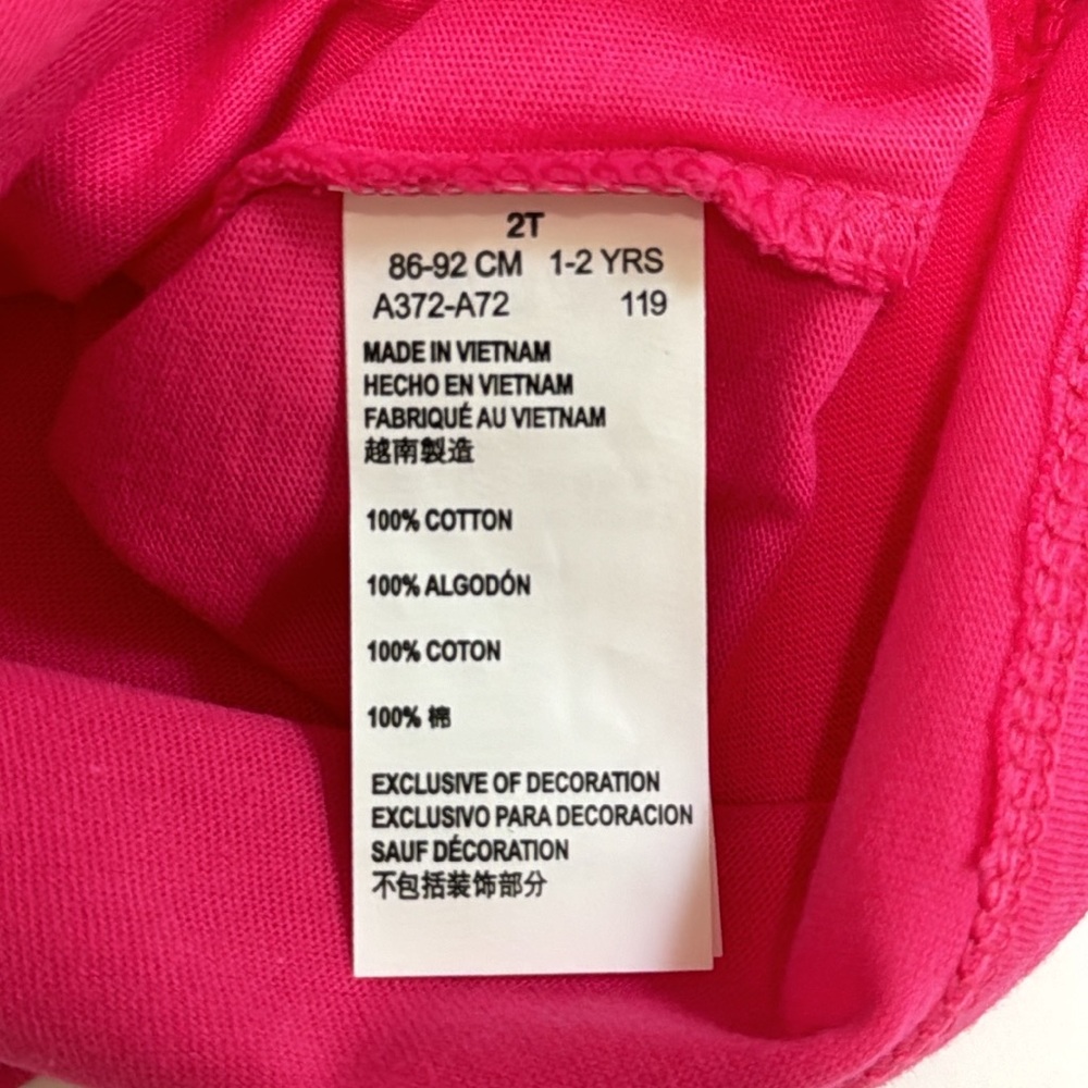 Nike Toddler Girls AIR Swoosh Graphic Tee Hyper Pink 2T NWT Cotton - Picture 7 of 8
